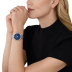Michael Kors  Pyper Blue Dial Silver Women's Watch - MK4671