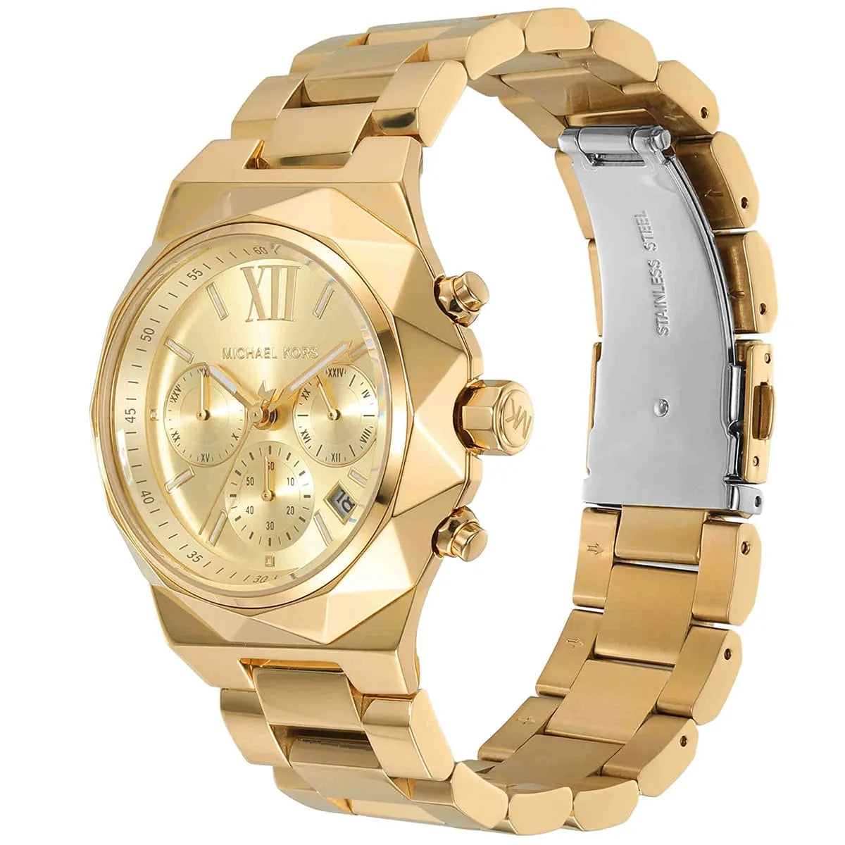 Michael Kors Oversized Raquel Gold-Tone Watch - MK4690 Secundaire afbeelding
