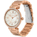 Michael Kors Parker Three-Hand White MOP Dial Rose Gold Women's Watch - MK4695