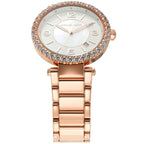 Michael Kors Parker Three-Hand White MOP Dial Rose Gold Women's Watch - MK4695