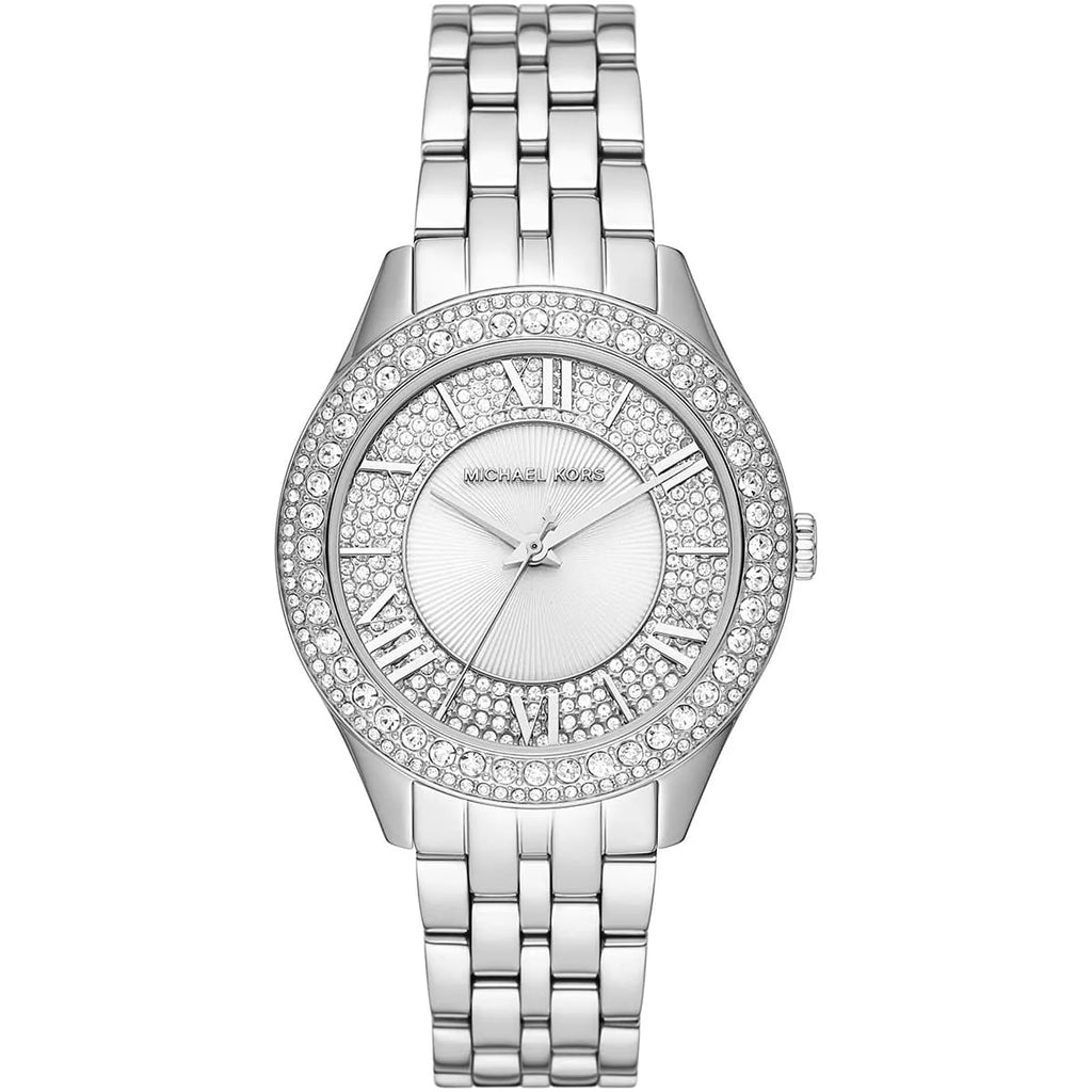 Michael Kors Harlowe Pavé Silver Women's Watch - MK4708