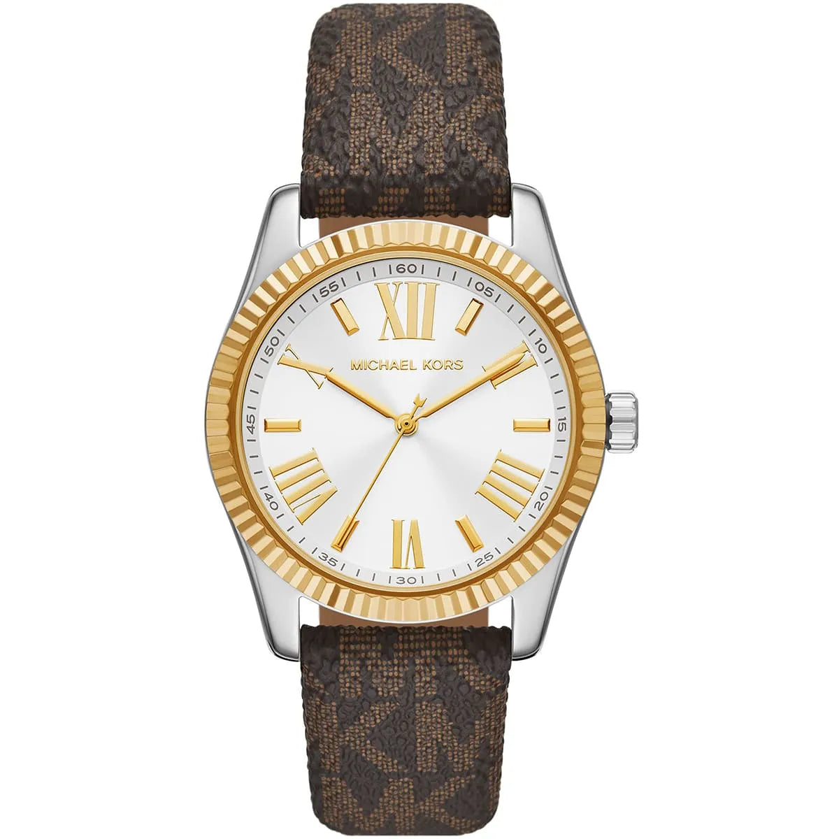 Michael Kors Lexington Two-Tone and Signature Logo Women's Watch - MK4745 Hoofdafbeelding