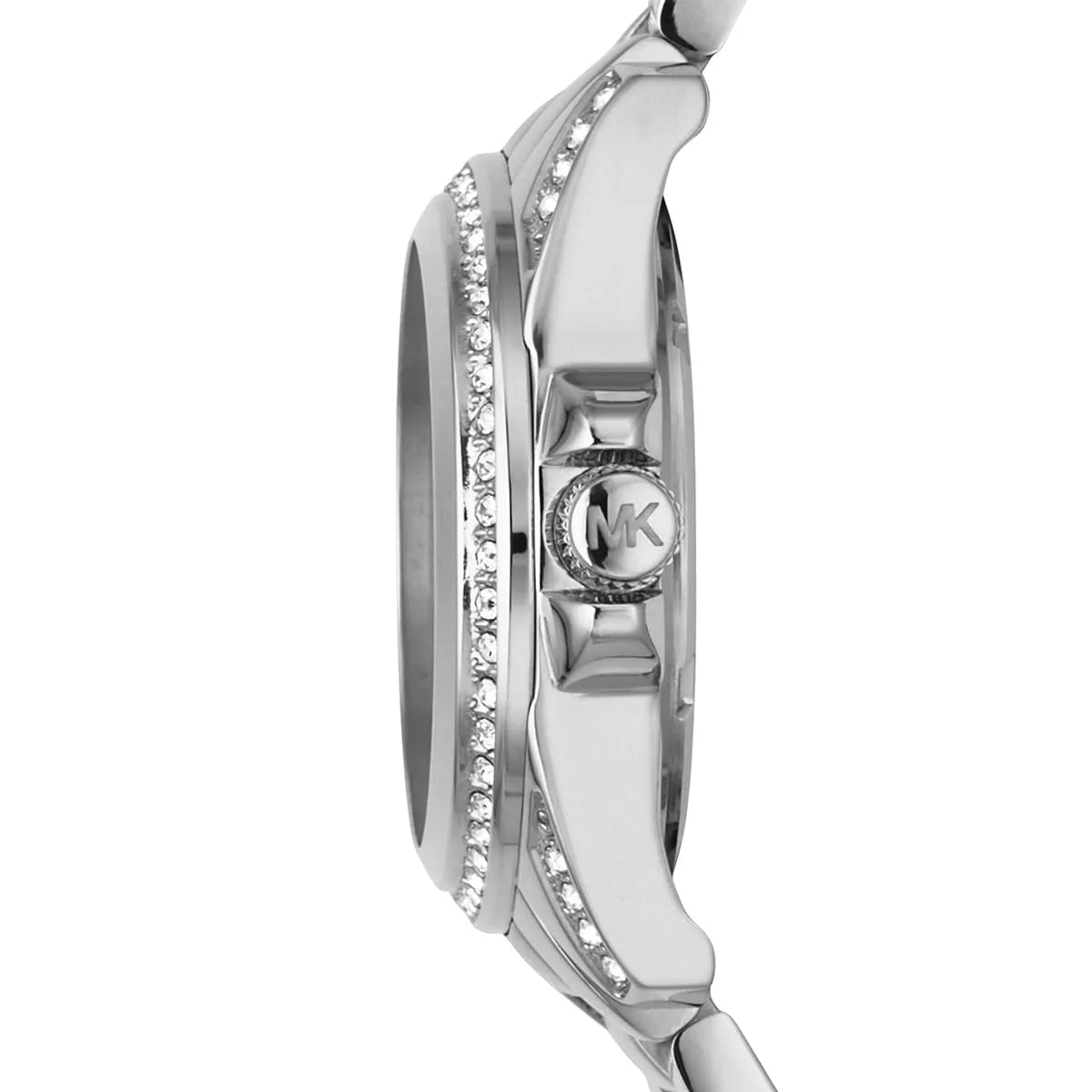 Michael Kors Blair multifunctioneel dameshorloge met glitteraccenten in zilverkleur - MK5612 Secundaire afbeelding