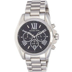 Michael Kors Bradshaw Chronograph Black Dial Silver Unisex Watch - MK5705