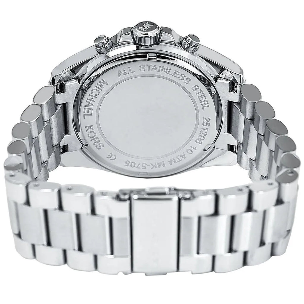 Michael Kors Bradshaw Chronograph Black Dial Silver Unisex Watch - MK5705