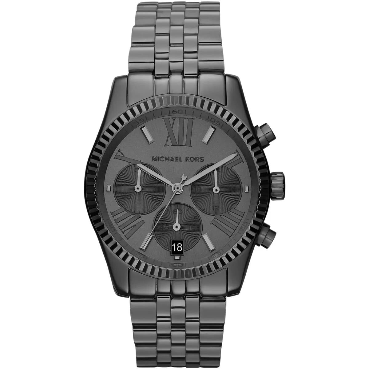 Michael Kors Lexington Chronograph Black Women's Watch - MK5709 Hoofdafbeelding