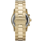 Michael Kors Stop Hunger Chronograph Turquoise Dial Gold Women's Watch - MK5815