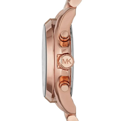 Michael Kors Bradshaw 43mm Black Dial Rose Gold-Tone Women's Watch MK5854