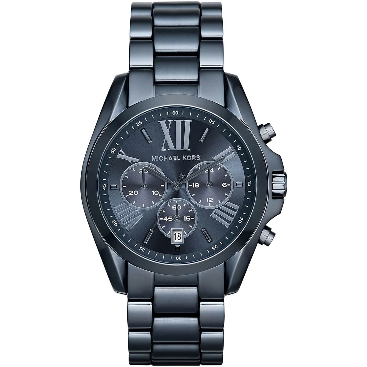 Michael Kors Bradshaw Chronograaf Dameshorloge in marineblauw - MK6248 Hoofdafbeelding