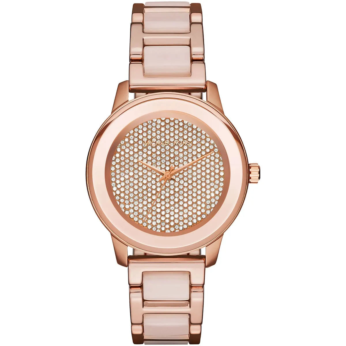Michael Kors Kinsley Rose Gold and Acetate Women's Watch - MK6432 Hoofdafbeelding