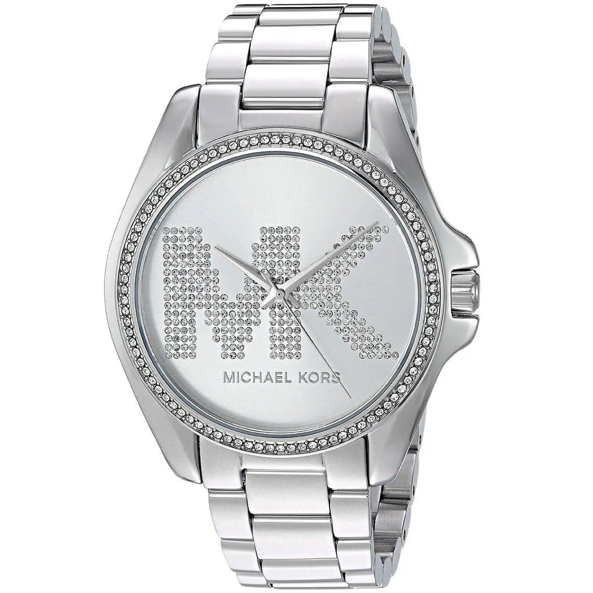 Michael Kors Bradshaw 43mm Silver Dial Silver-Tone Women's Watch MK6554