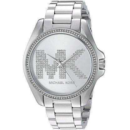 Michael Kors Bradshaw 43mm Silver Dial Silver-Tone Women's Watch MK6554
