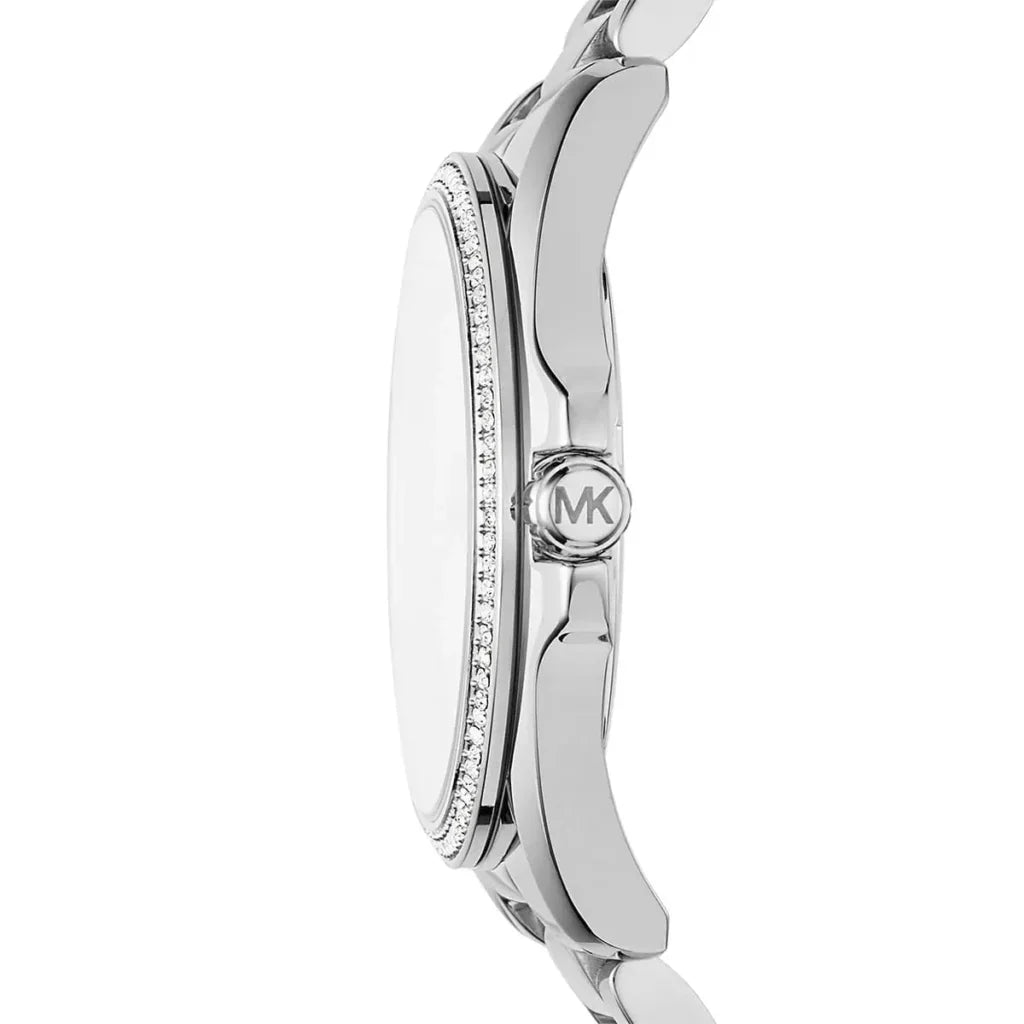 Michael Kors Bradshaw 43mm Silver Dial Silver-Tone Women's Watch MK6554