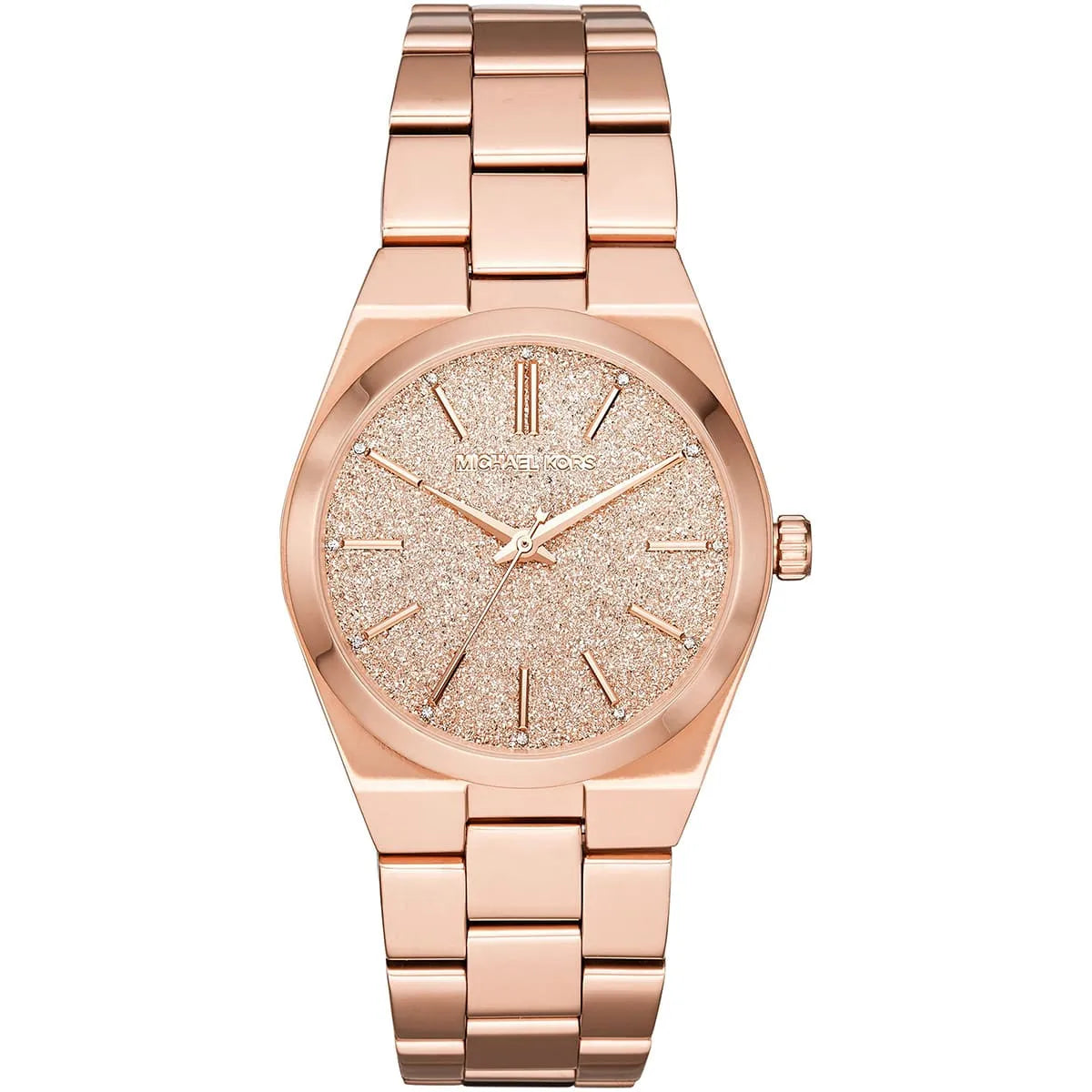Michael Kors Channing dameshorloge in roségoud - MK6624 Hoofdafbeelding