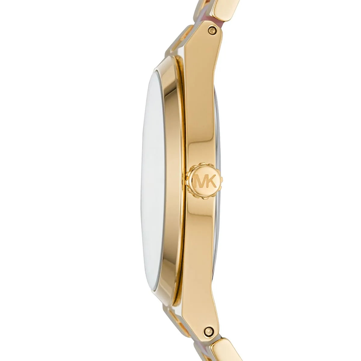 Michael Kors Ritz horloge van goudkleurig en schildpadkleurig acetaat - MK6650 Secundaire afbeelding