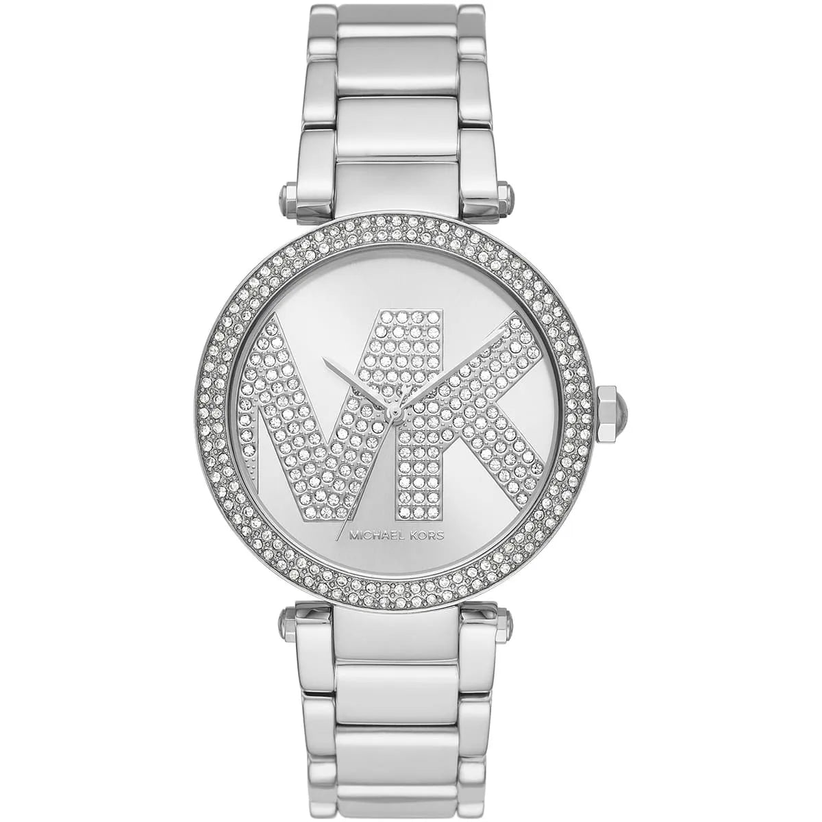 Michael Kors Parker dameshorloge met zilverkleurig glitterlogo - MK6658 Hoofdafbeelding