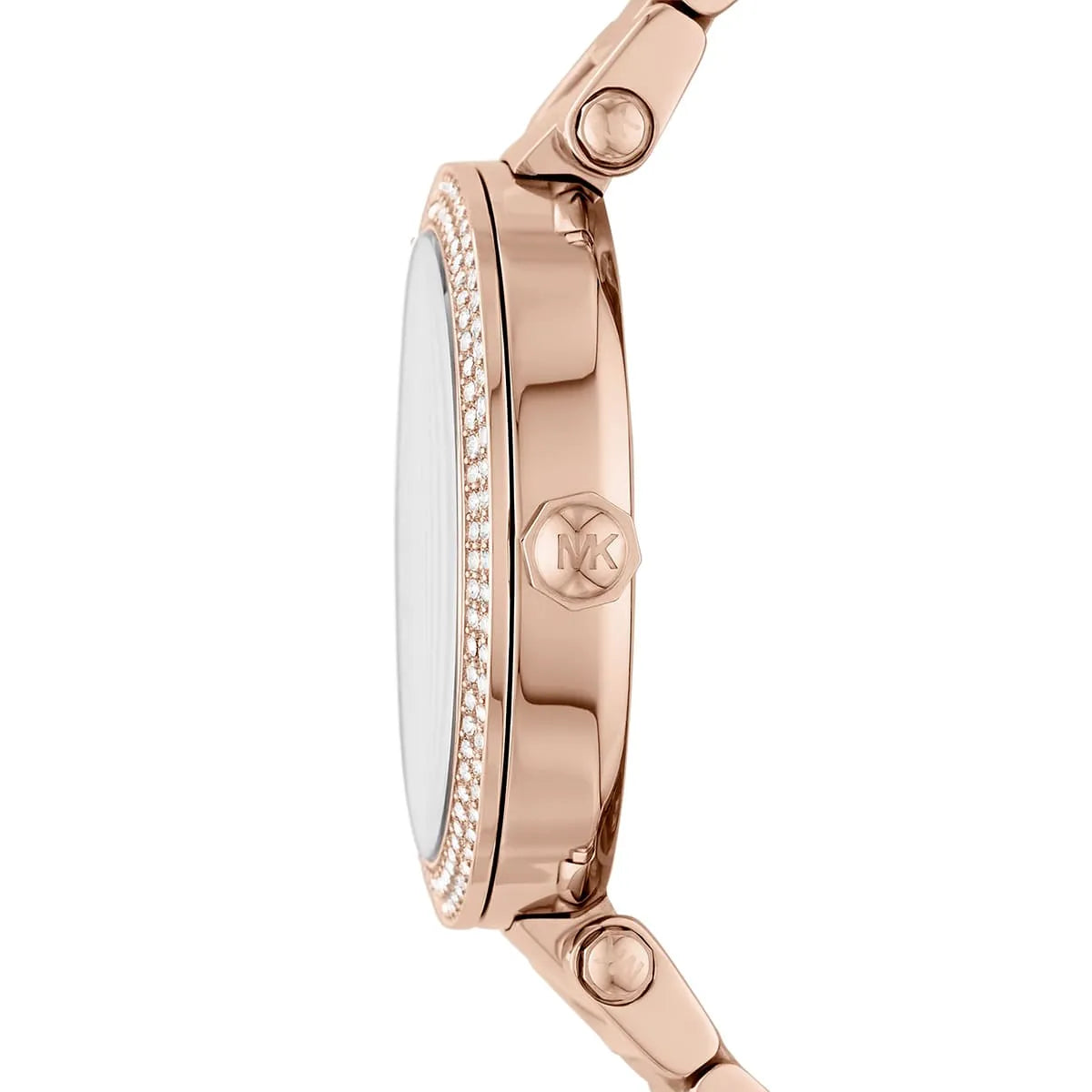 Michael Kors Parker dameshorloge met Pavé-logo wijzerplaat in roségoud - MK6660 Secundaire afbeelding