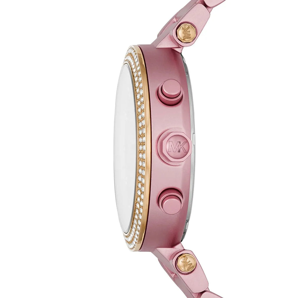 Michael Kors Parker Chronograph in Pink Aluminum Women's Watch - MK6806