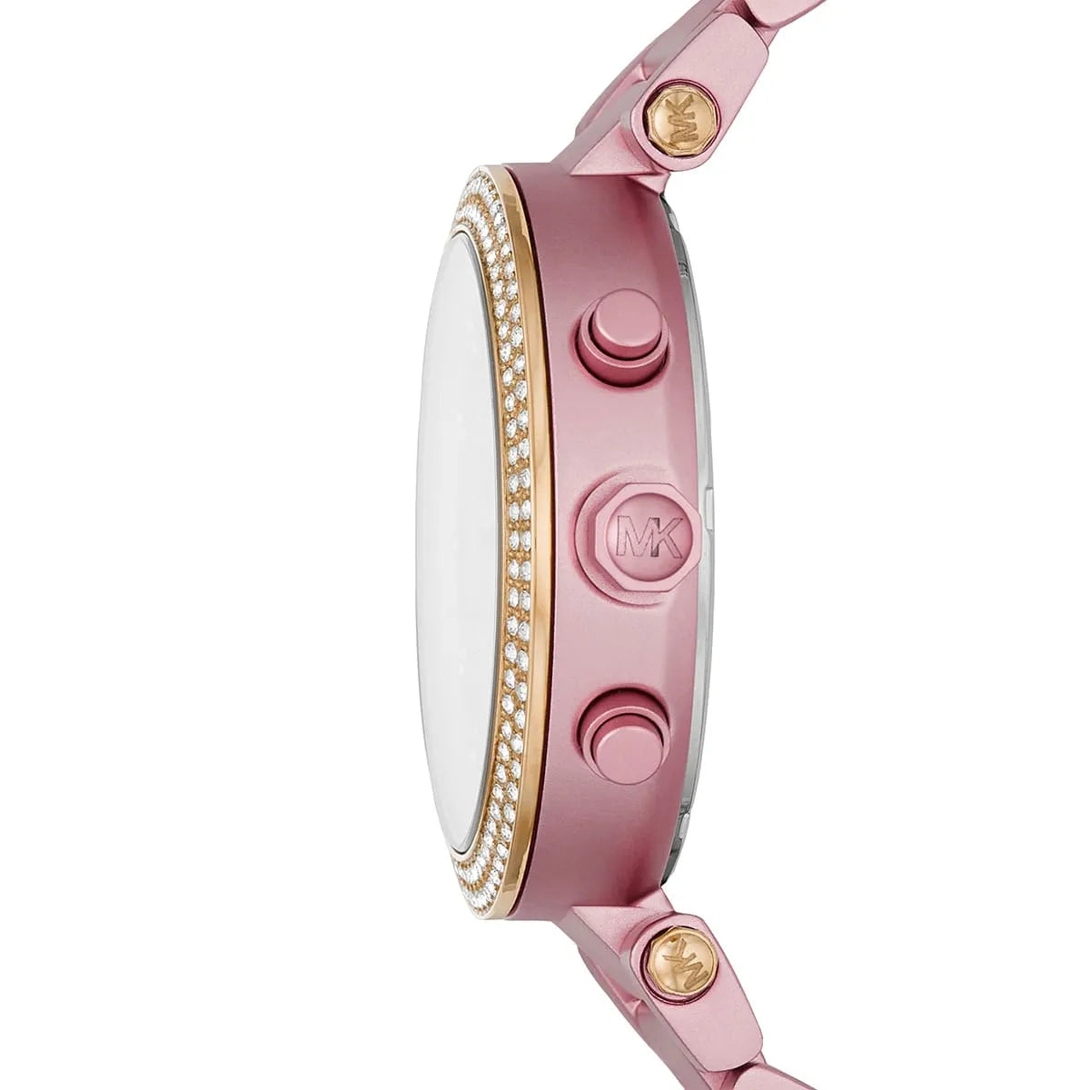 Michael Kors Parker Chronograph in Pink Aluminum Women's Watch - MK6806 Secundaire afbeelding