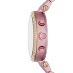 Michael Kors Parker Chronograph in Pink Aluminum Women's Watch - MK6806