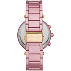 Michael Kors Parker Chronograph in Pink Aluminum Women's Watch - MK6806