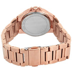 Michael Kors Camille Chronograph White Dial Rose-gold Women's Watch - MK6845