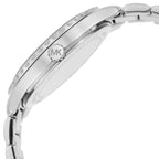 Michael Kors Layton Crystal Blue Dial SIlver Women's Watch - MK6847