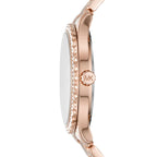 Michael Kors Layton Three-Hand Pink MOP Dial Rose Gold Women's Watch - MK6848