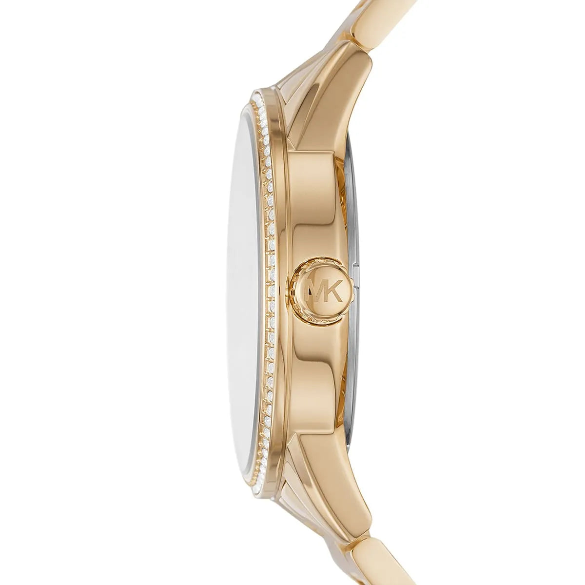 Michael Kors Ritz Crystal Pave dameshorloge in goudkleur - MK6862 Secundaire afbeelding