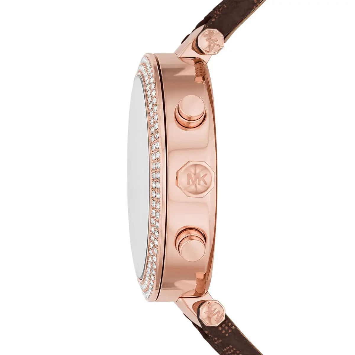 Michael Kors Oversized Parker Pavé dameshorloge in roségoudkleur - MK6917 Secundaire afbeelding