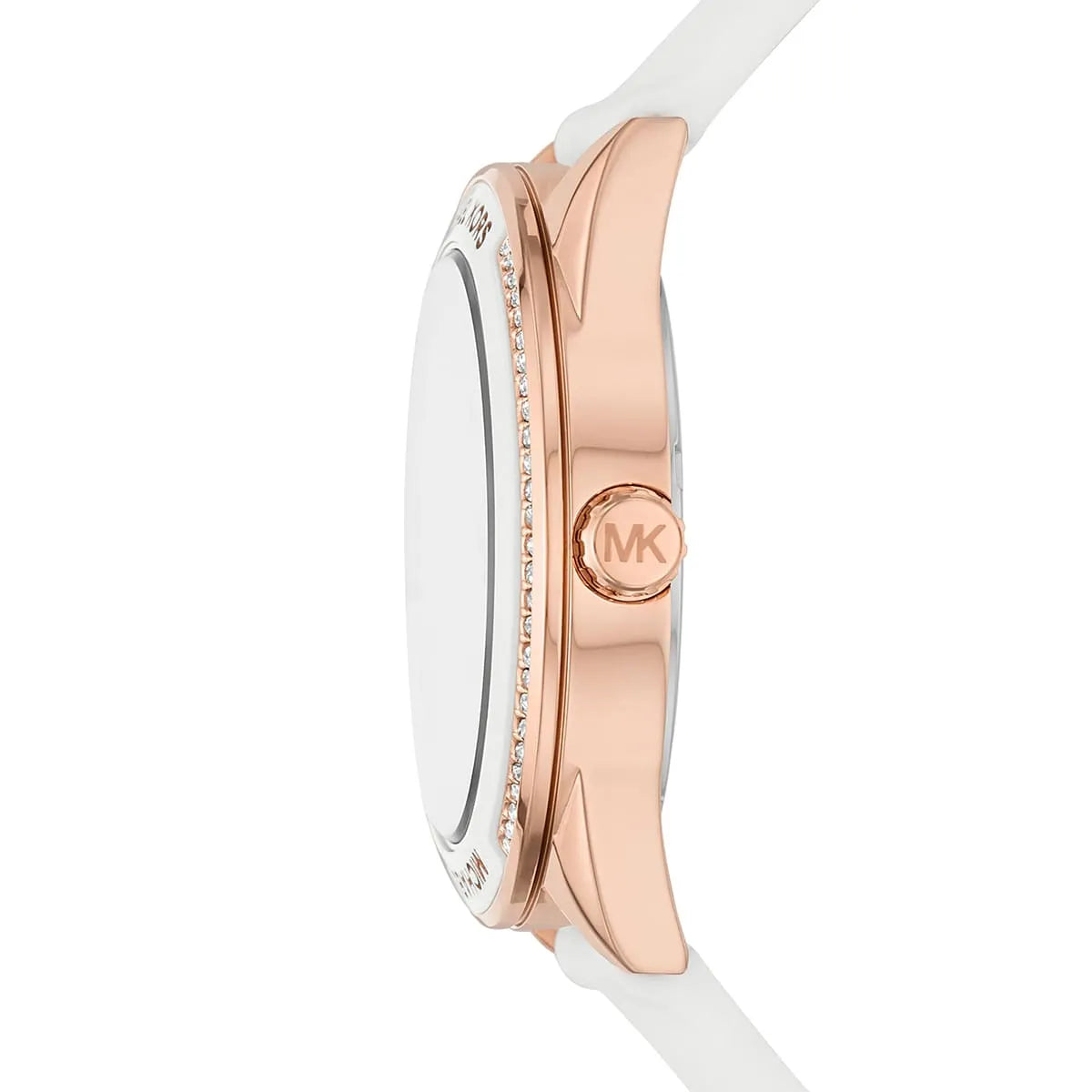 Michael Kors Oversized Sport Multifunction White Silicon Strap Women's Watch - MK6945 Secundaire afbeelding