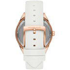 Michael Kors Oversized Sport Multifunction White Silicon Strap Women's Watch - MK6945