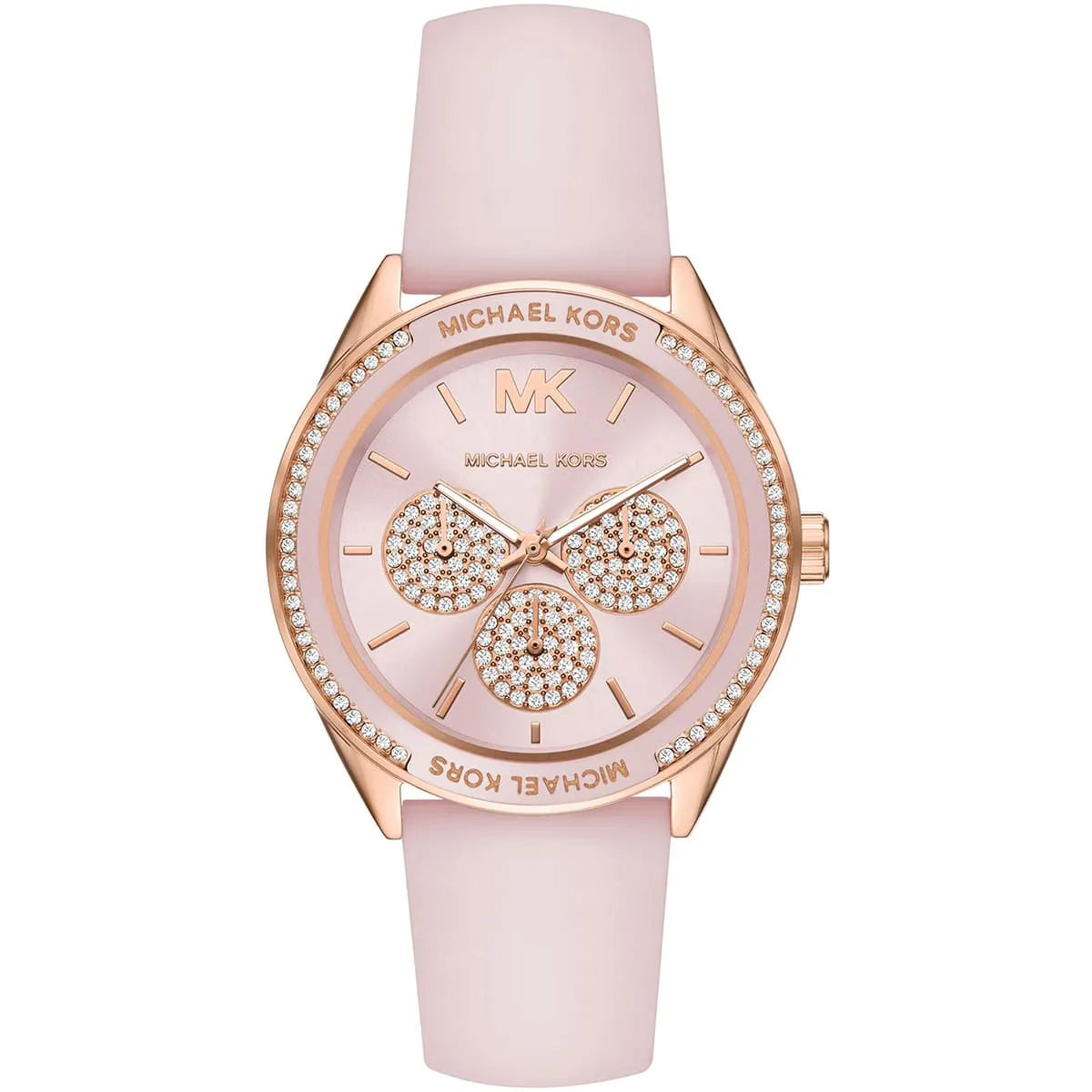 Michael Kors Oversized Sport Rose Gold-Tone and Silicone Women's Watch - MK6946 Main image