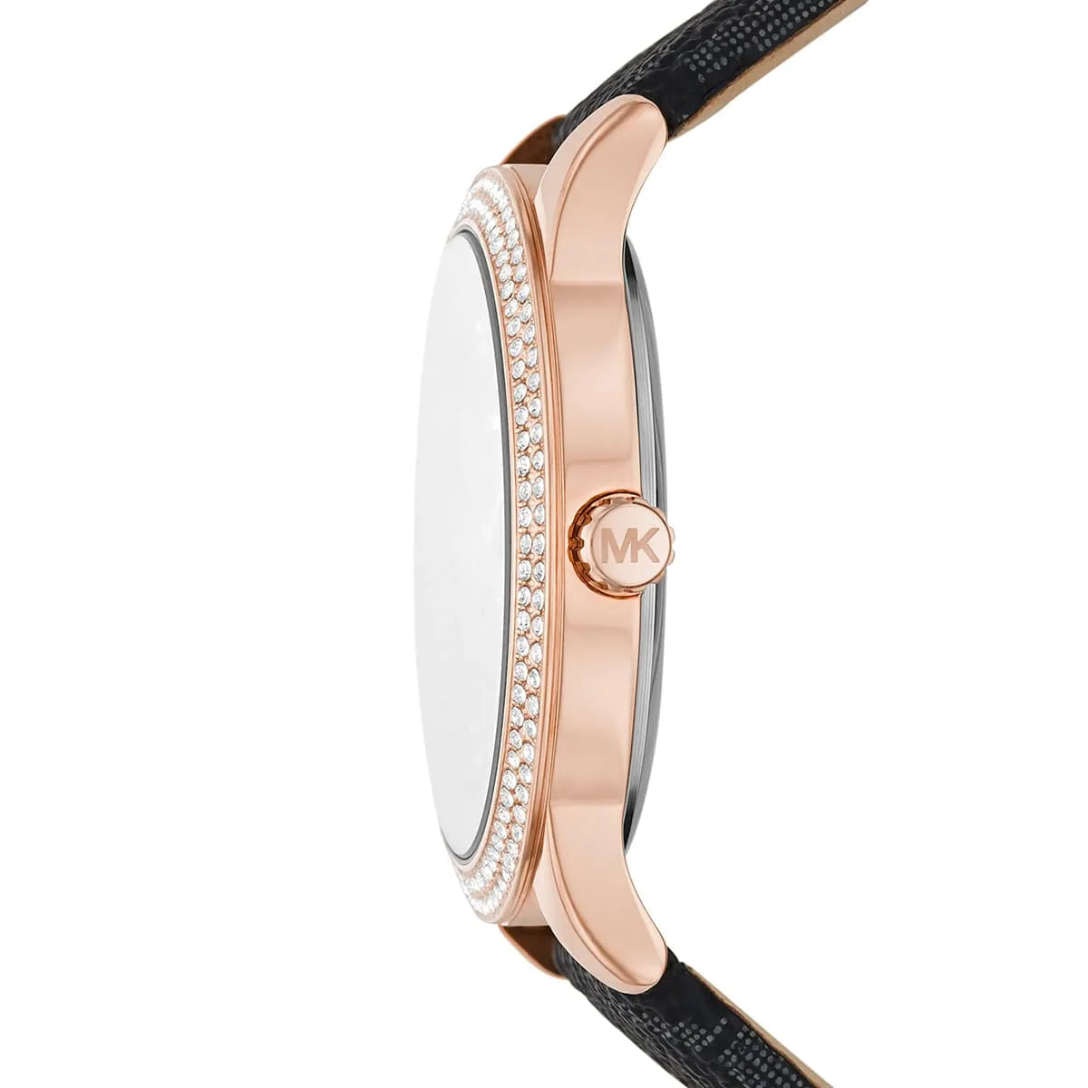 Michael Kors Tibby Multifunction Black Dial Black Genuine Leather Women's Watch - MK6968 Secundaire afbeelding