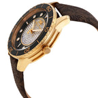 Michael Kors Runway Dive dameshorloge met pavé wijzerplaat, bruin gecoat canvas - MK6979