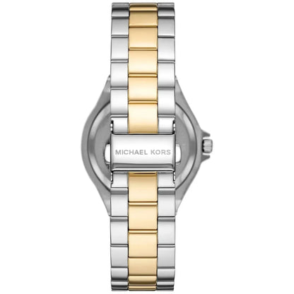 Michael Kors Lennox 37mm Gold Dial Two-Tone Pavé Women's Watch MK6988