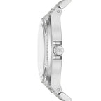 Michael Kors Oversized Lennox Pavé Silver-Tone Women's Watch - MK6990