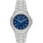 Michael Kors Oversized Lennox Pavé Silver-Tone Women's Watch - MK6990