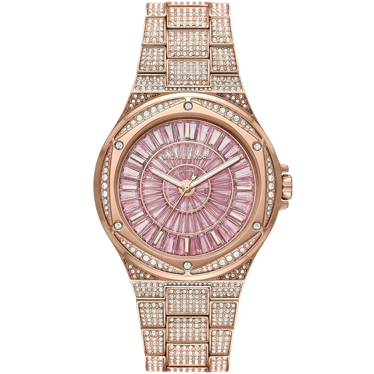 Michael Kors Oversized Lennox Pavé Rose Gold-Tone Women's Watch - MK6992 Hoofdafbeelding