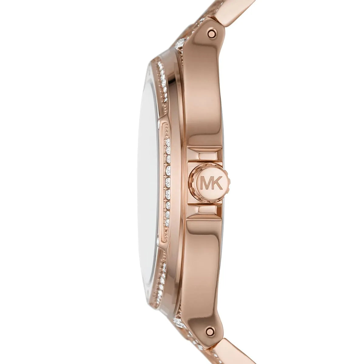 Michael Kors Oversized Lennox Pavé Rose Gold-Tone Women's Watch - MK6992 Secundaire afbeelding