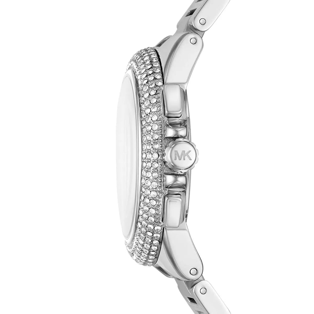 Michael Kors Oversized Camille Pavé Silver-Tone Women's Watch - MK6993