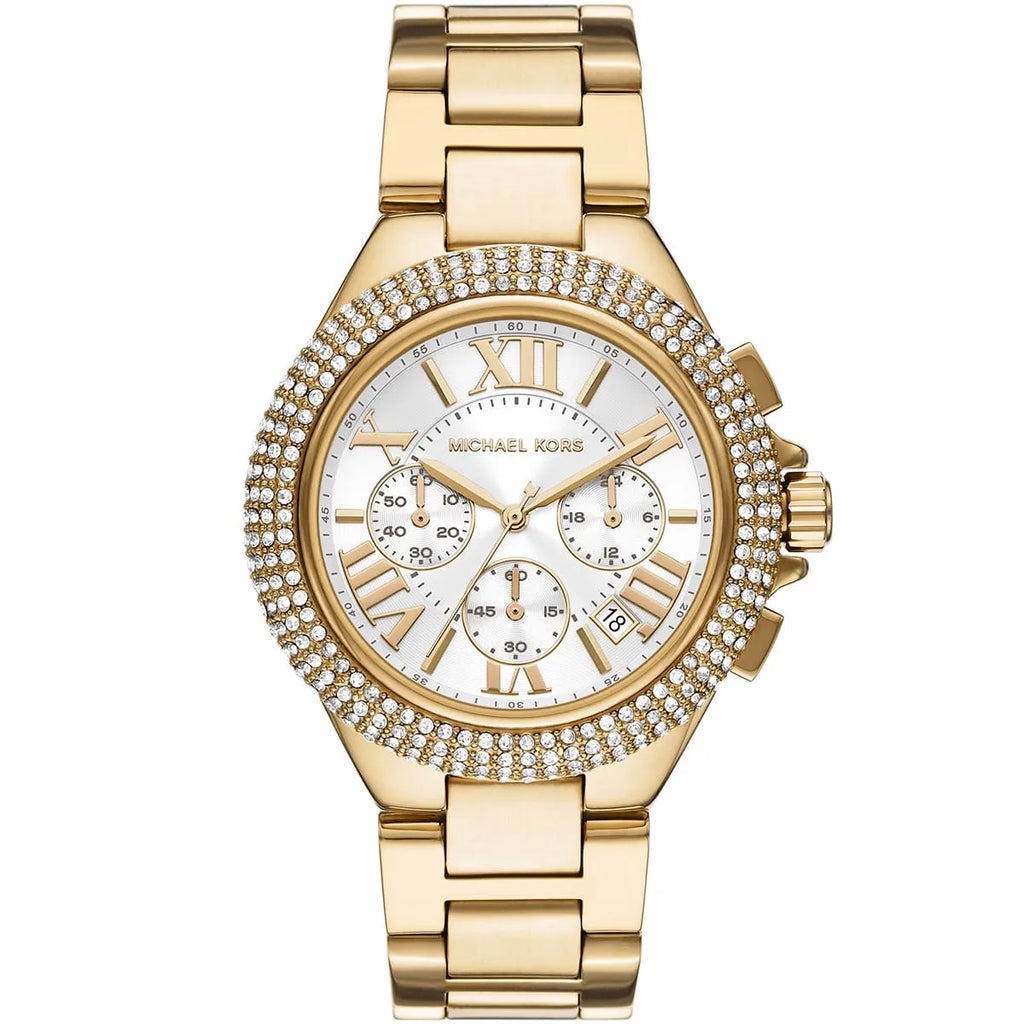 Michael Kors Oversized Camille Pavé Gold-Tone Women's Watch - MK6994