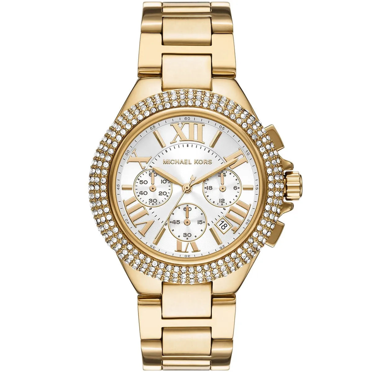 Michael Kors Oversized Camille Pavé Gold-Tone Women's Watch - MK6994 Hoofdafbeelding
