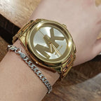 Michael Kors Janelle Three-Hand Gold Women's Watch - MK7086