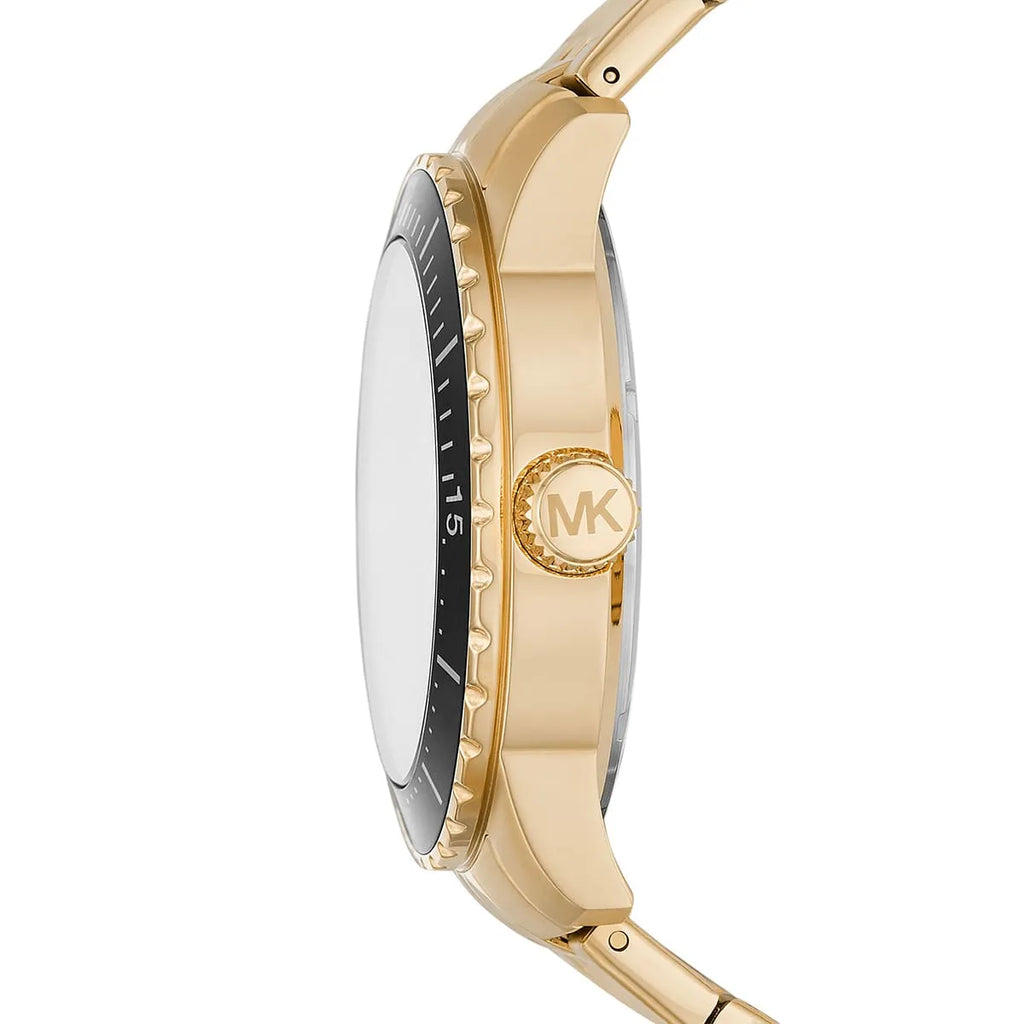 Michael Kors Cunningham Multifunction Black Dial Gold Men's Watch - MK7154
