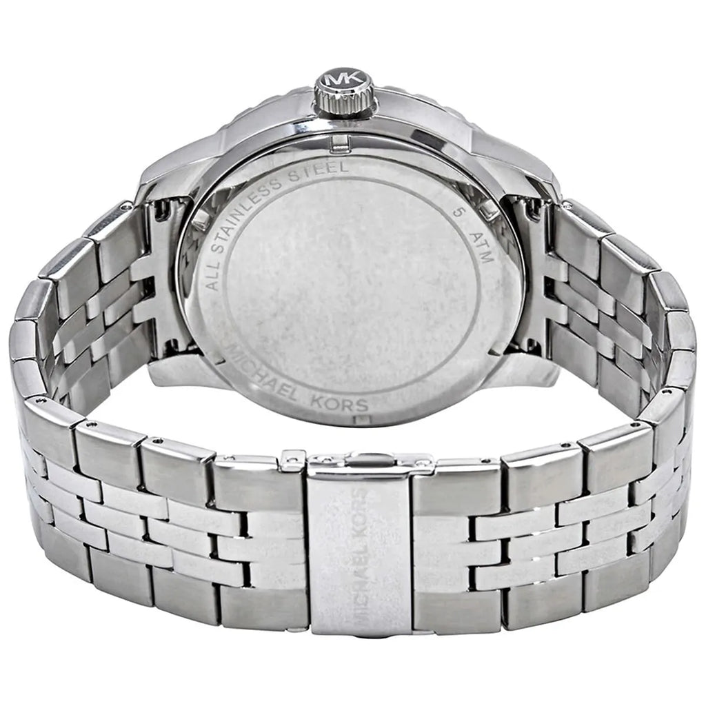 Michael Kors Cunningham Multifunction Black Dial Silver Men's Watch - MK7156