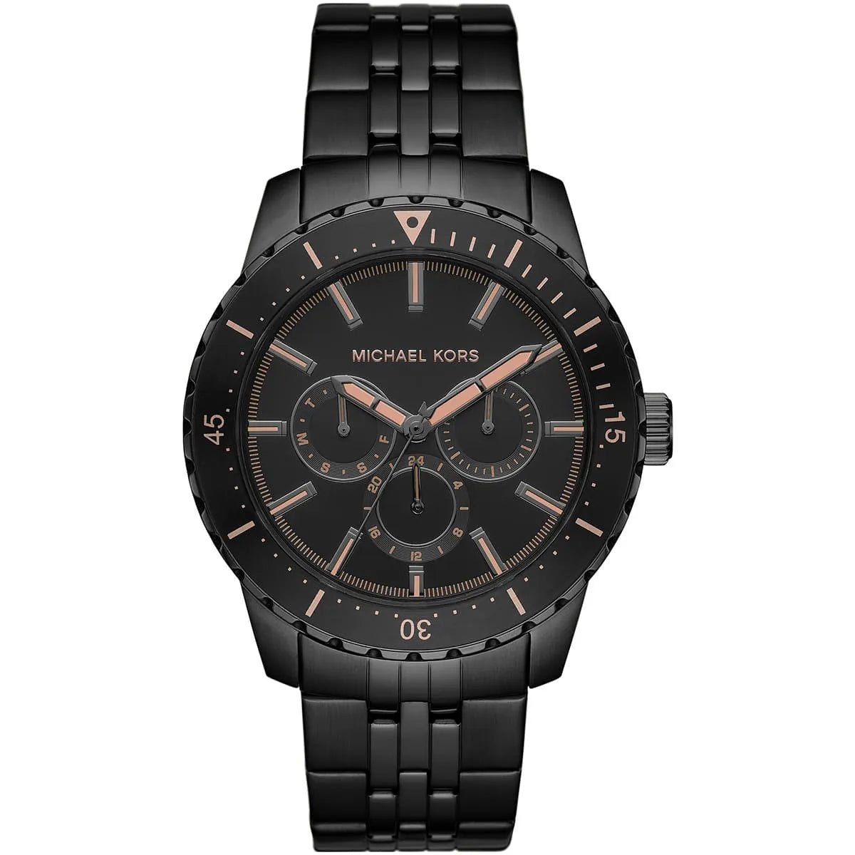 Michael Kors Oversized Cunningham Multifunction Black Men's Watch - MK7157 Hoofdafbeelding
