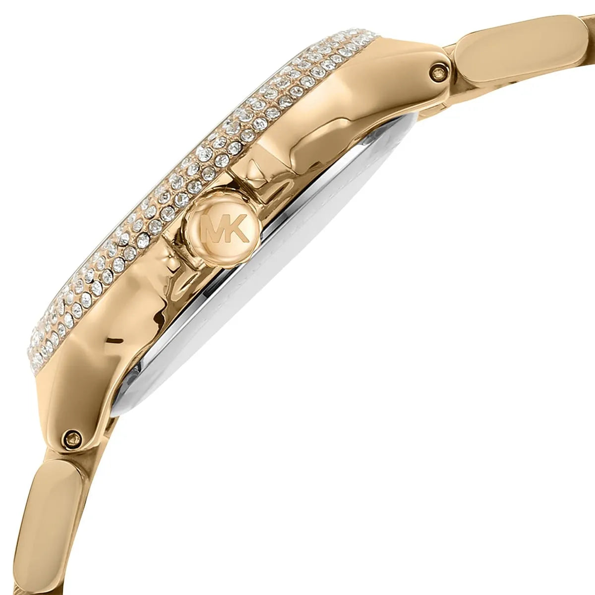Michael Kors Camille Crimson Pavé Dial Gold-Tone Women's Watch - MK7196 Secundaire afbeelding