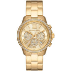 Michael Kors Oversized Bryn Pavé Chronograph Gold Women's Watch - MK7199