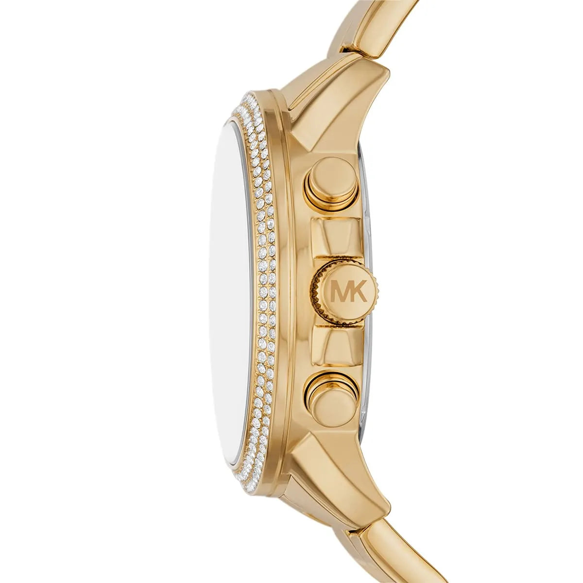 Michael Kors Oversized Bryn Pavé Chronograaf Dameshorloge Goud - MK7199 Secundaire afbeelding